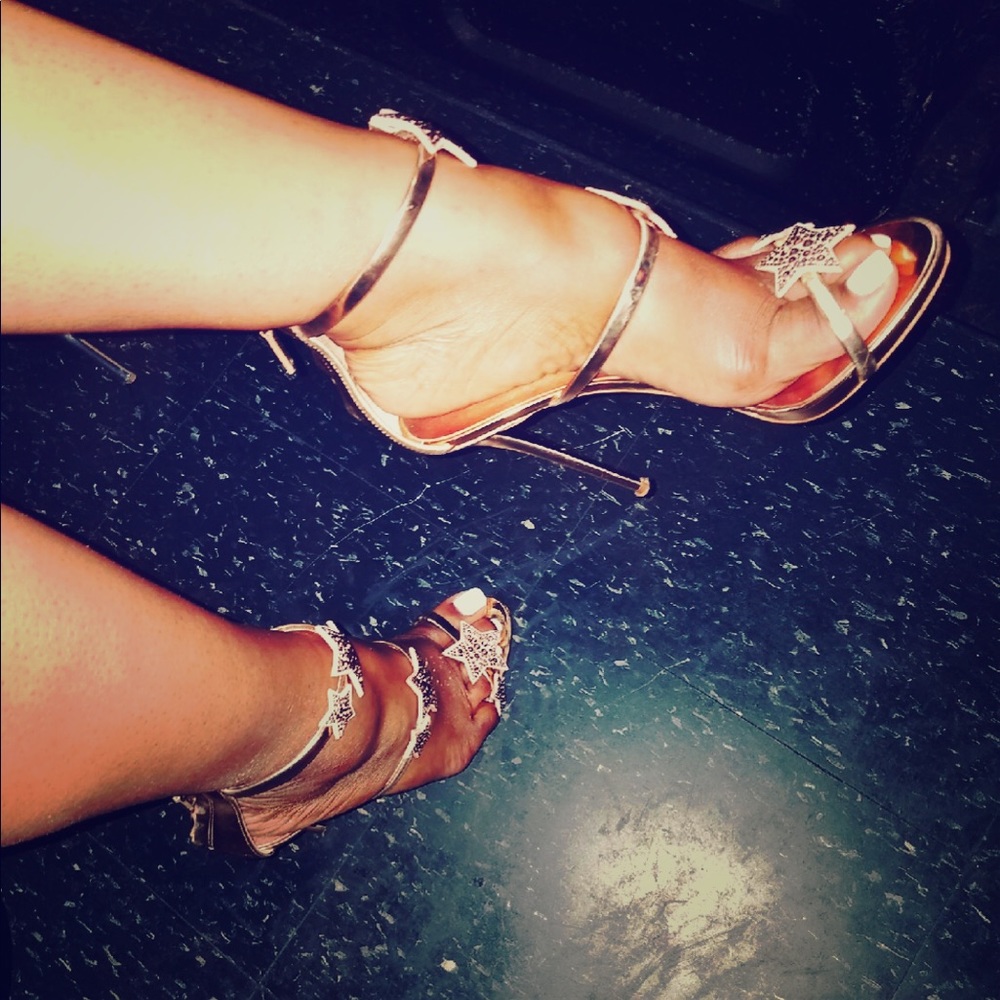 5 inch Giuseppe star heels worn 3x